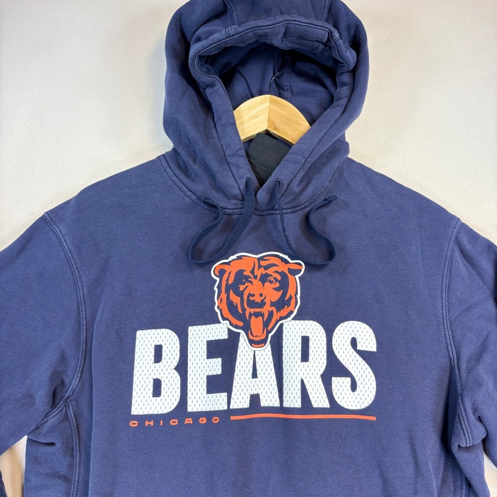 Nike Chicago Bears Hoodie Mens M Navy NFL Football Pullover Sweatshirt